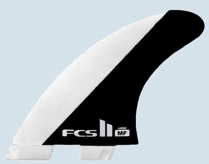 FCS II MF PC Tri Fin Set (black/white)