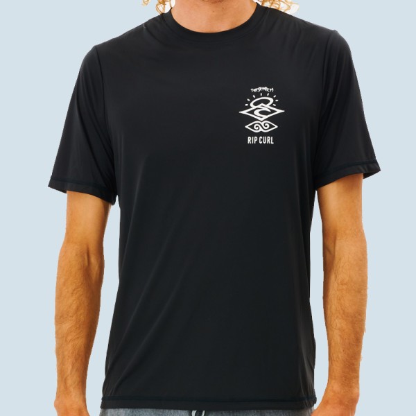 Rip Curl Icons Surflite S/S Surf Tee (black)