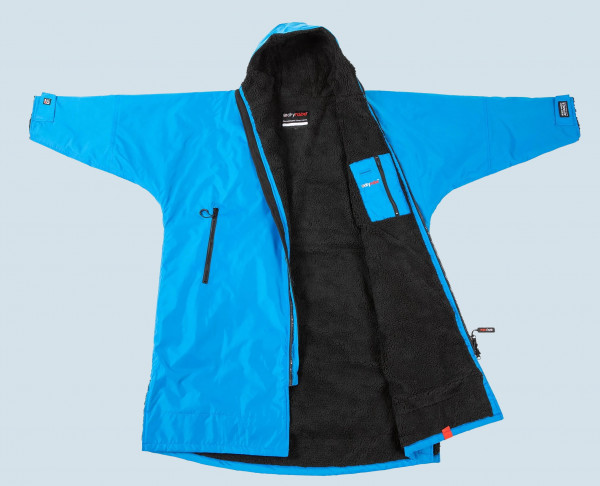 Dryrobe Advance Long Sleeve Poncho (blue/black)