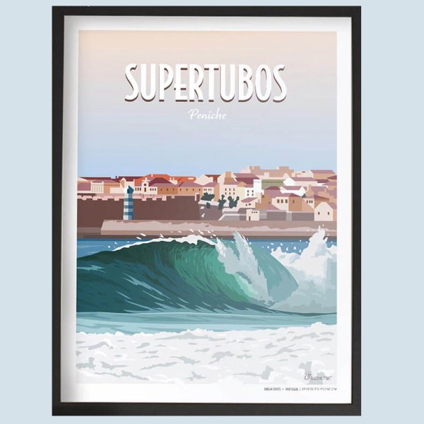 Awesome Maps Dream Spot Poster - Supertubos