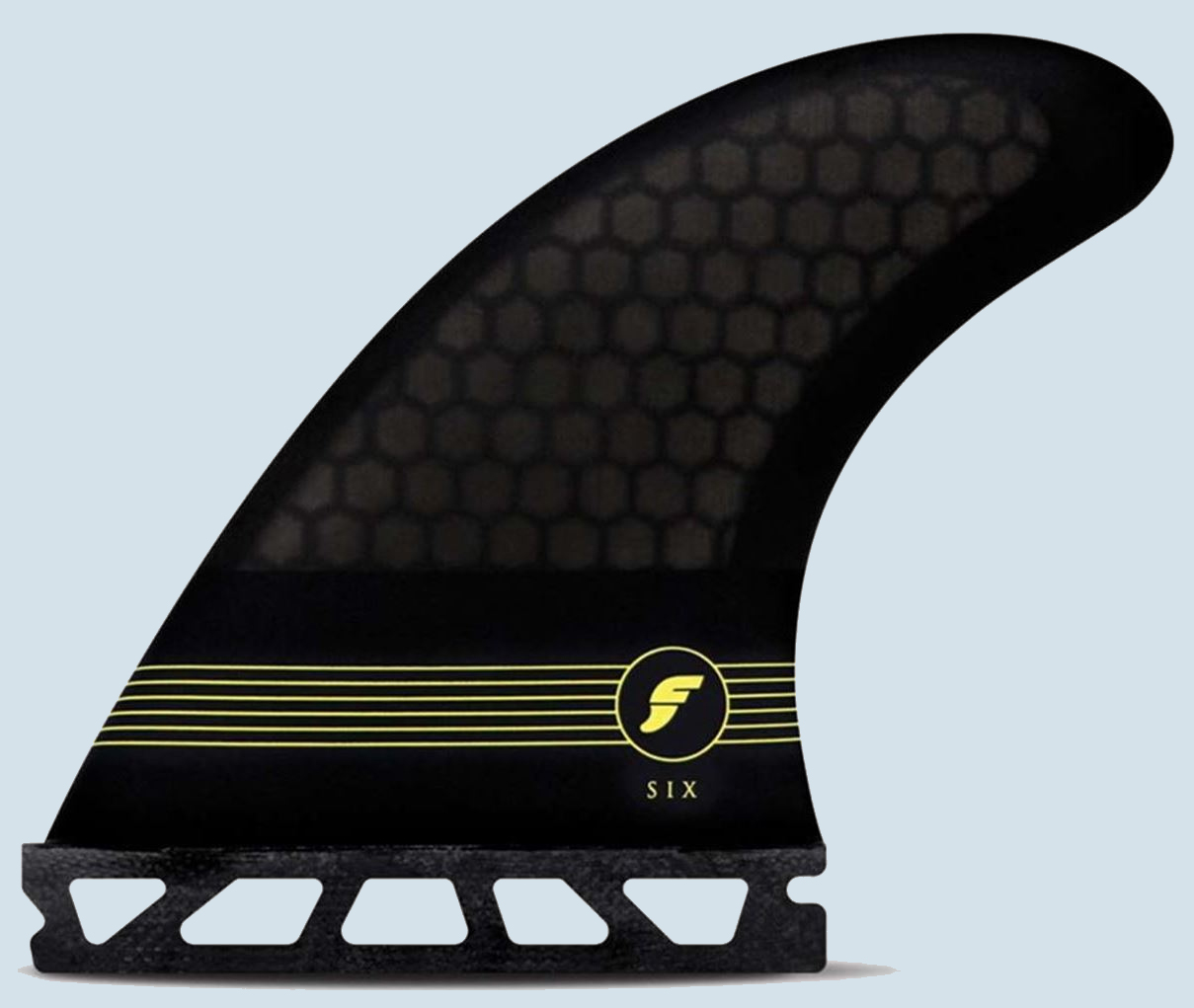 Future Fins F6 Honeycomb Tri Fin Set | Future (Single Tab) | Surfboard