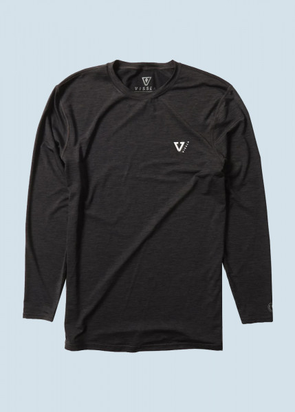 Vissla Twisted Eco L/S Shirt (black heather)