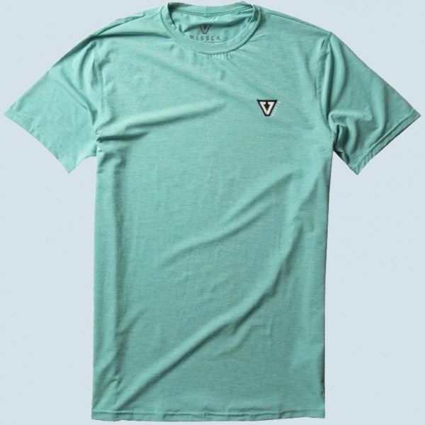 Vissla Twisted Eco S/S Shirt (sea green heather)