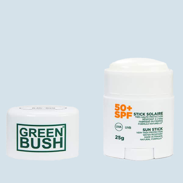 Green Bush Sun Stick 50+ White