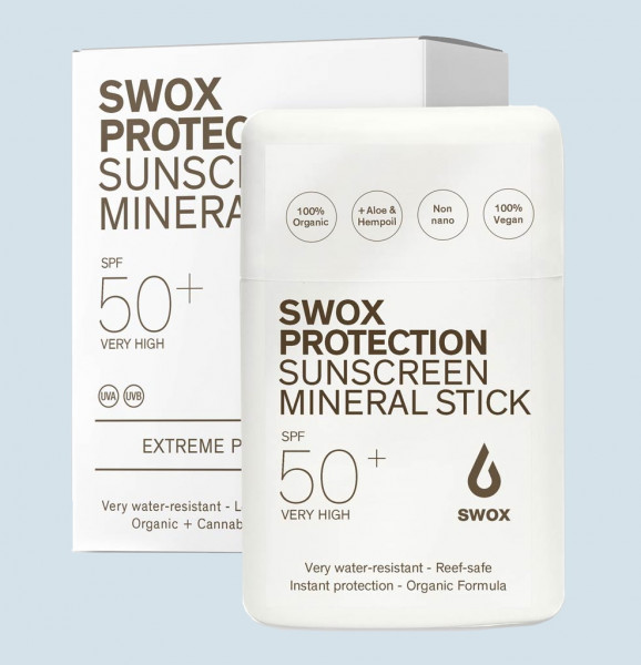 Swox Sunscreen Mineral Stick 50+