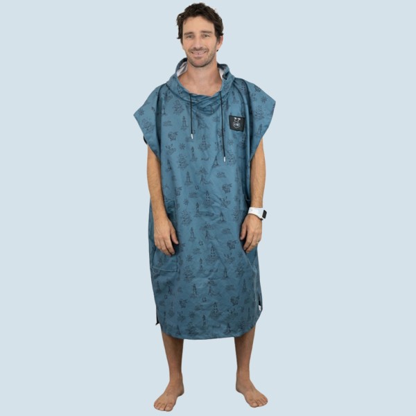 All In Microfiber Surf Poncho (storm)