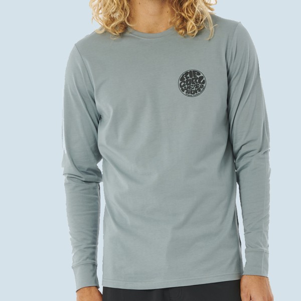 Rip Curl Icons of Surf L/S Surf Tee (mineral blue)