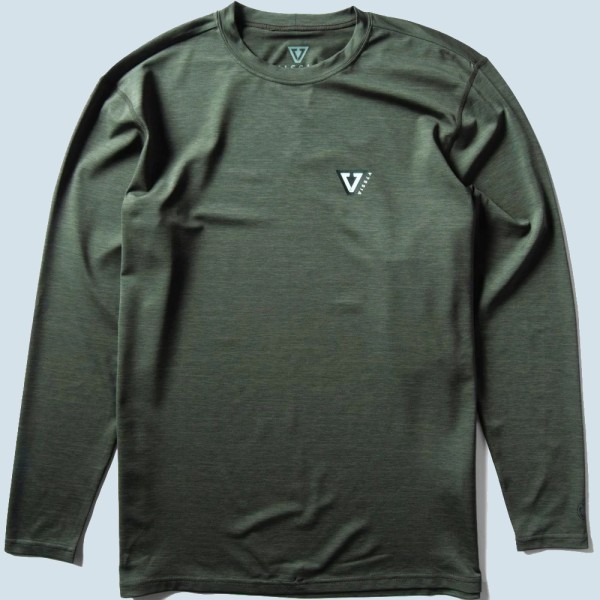 Vissla Twisted Eco L/S Shirt (military heather)