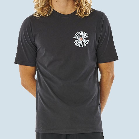 Rip Curl SWC Psyche Circles S/S Tee (washed black)