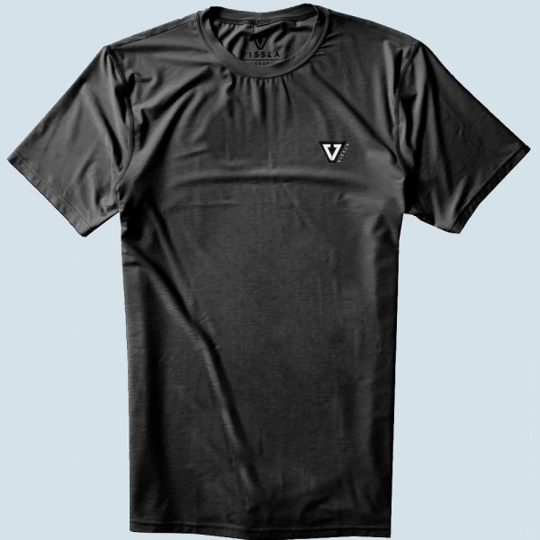 Vissla Twisted Eco S/S Shirt (black heather)