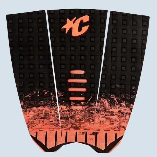 Creatures of Leisure Mick Fanning Pad (black fade fluro red)