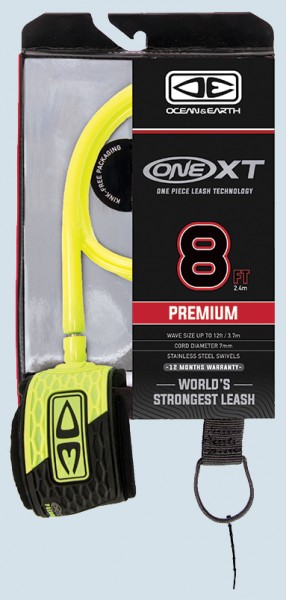 Ocean Earth Premium One-XT Leash 8ft