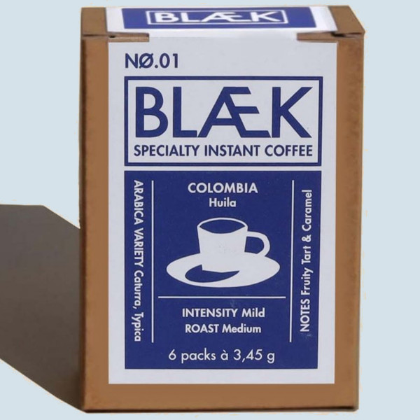 Blaek Organic Instant Coffee No. 1 Colombia